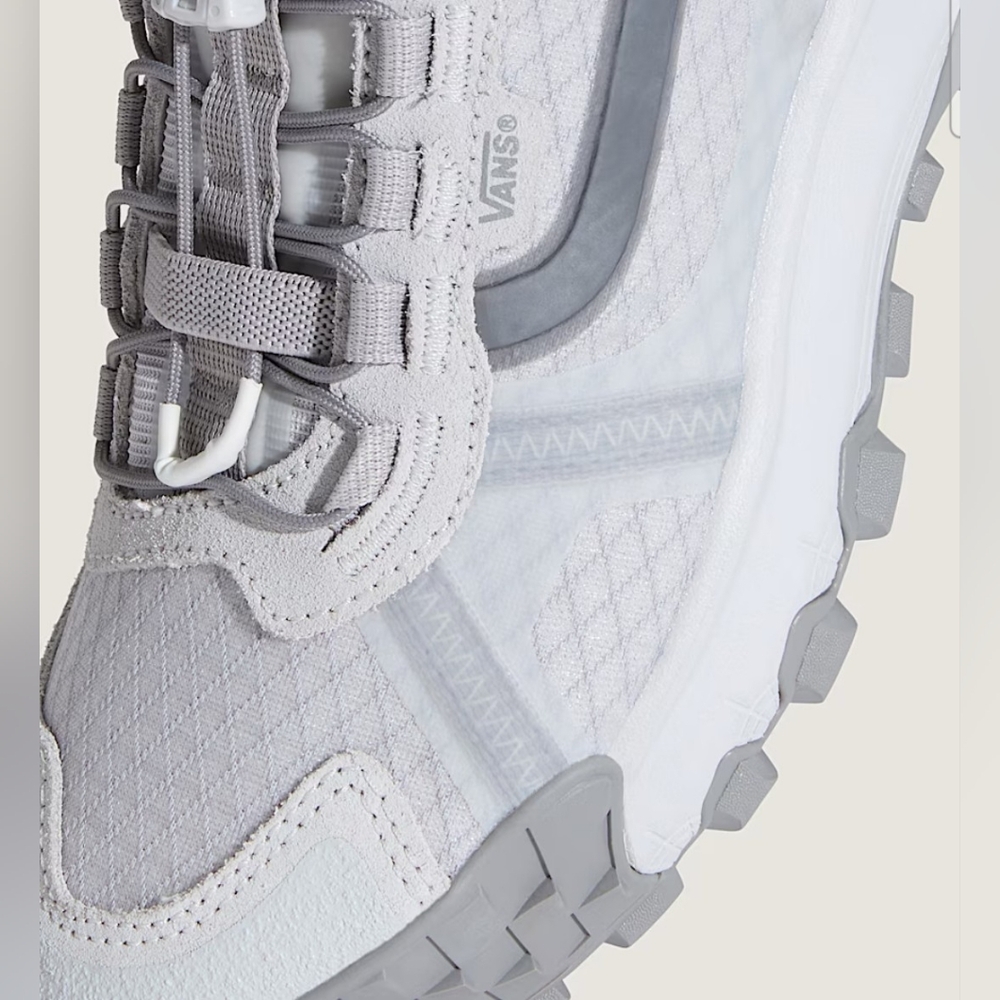 Vans Gray and White Athletic Shoes - Picture 6 of 14